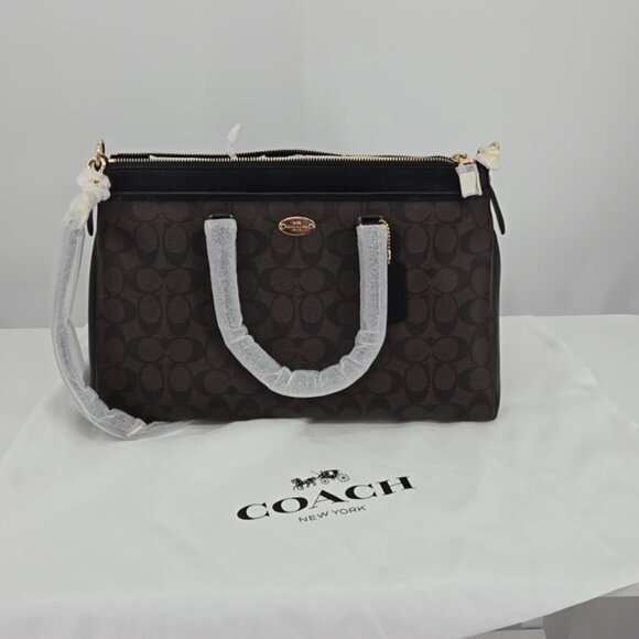 Coach Signature Morgan Smooth Leather Detailing F34617 - Picture 2 of 14